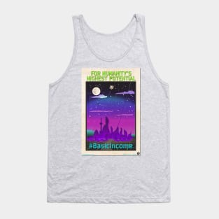 Basic Income for human progress Tank Top